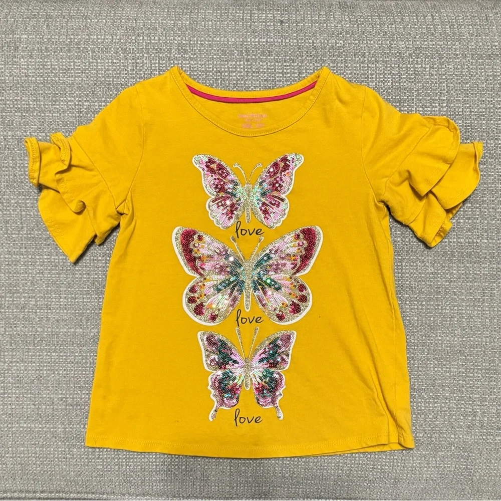 Set of Three Girls' Graphic Tees - Picture 2 of 4